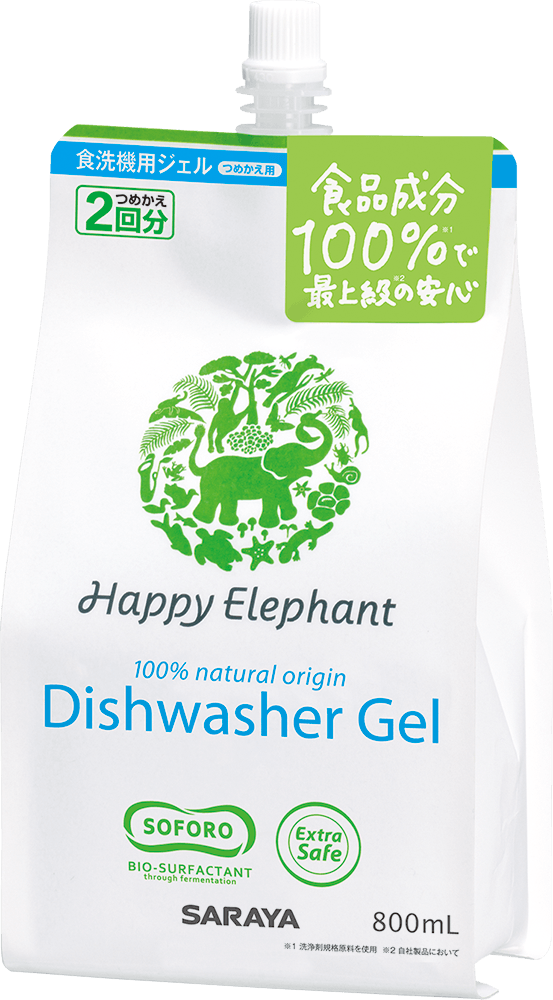 Happy Elephant 100% Natural Origin Diswasher Gel Refill